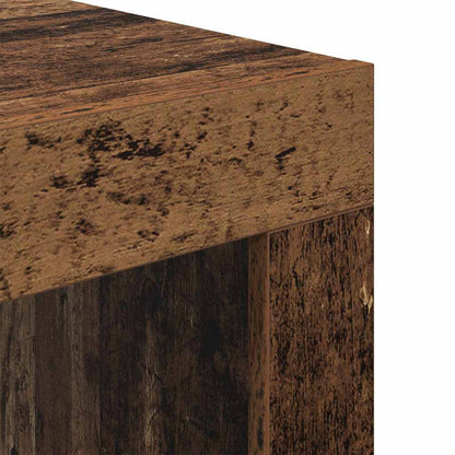 Coffee Table Old Wood 50 x 50 x 35 cm Engineered Wood
