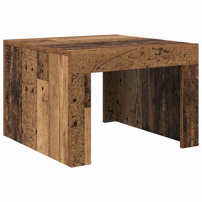 Coffee Table Old Wood 50 x 50 x 35 cm Engineered Wood