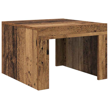 Coffee Table Old Wood 50 x 50 x 35 cm Engineered Wood