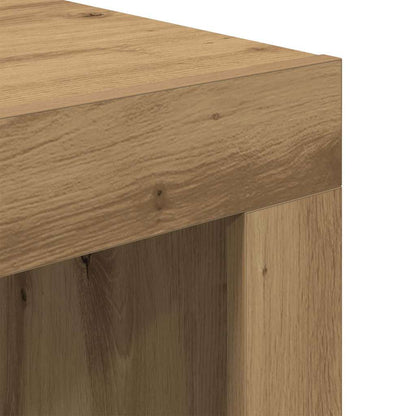 Coffee Table Artisan Oak 50 x 50 x 35 cm Engineered Wood