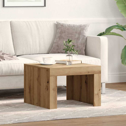 Coffee Table Artisan Oak 50 x 50 x 35 cm Engineered Wood