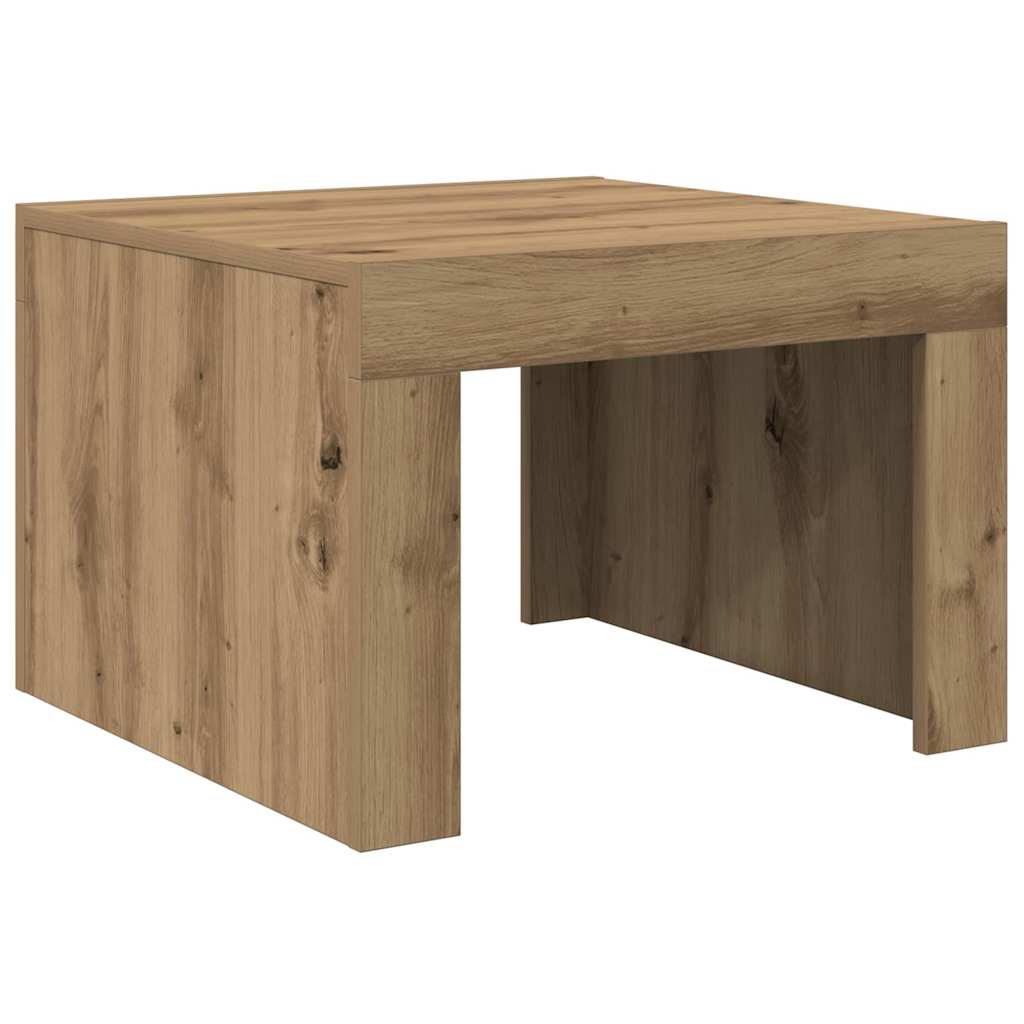 Coffee Table Artisan Oak 50 x 50 x 35 cm Engineered Wood