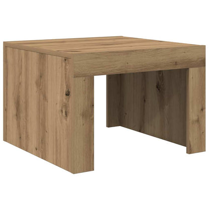 Coffee Table Artisan Oak 50 x 50 x 35 cm Engineered Wood