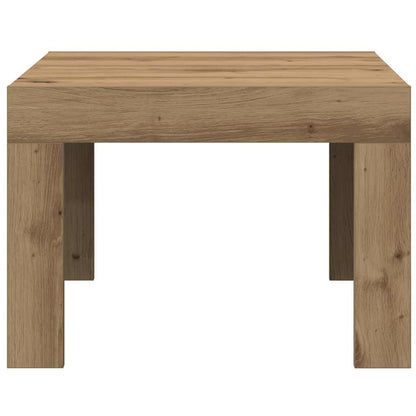 Coffee Table Artisan Oak 50 x 50 x 35 cm Engineered Wood