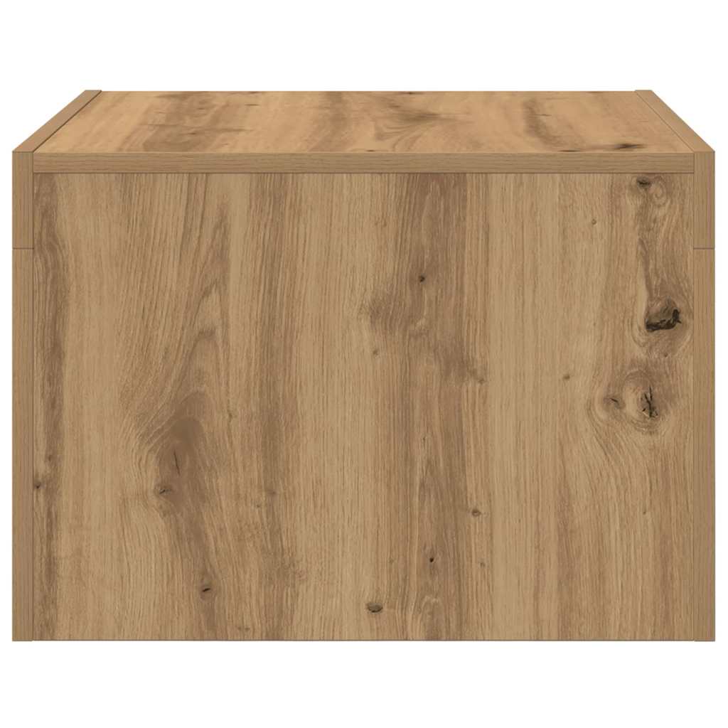 Coffee Table Artisan Oak 50 x 50 x 35 cm Engineered Wood