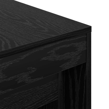 Coffee Table 3 pcs Black Oak Engineered Wood