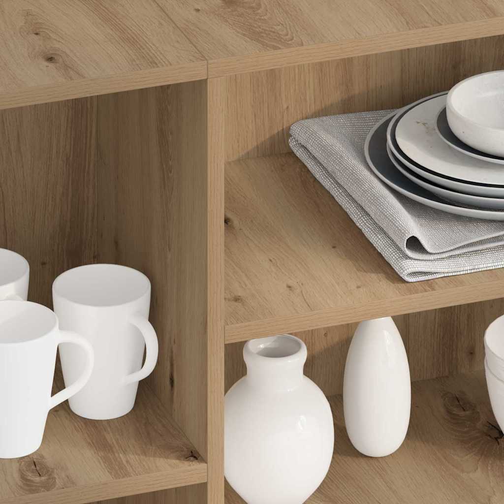 Sideboard Artisan Oak 120 x 30 x 75 cm Engineered Wood