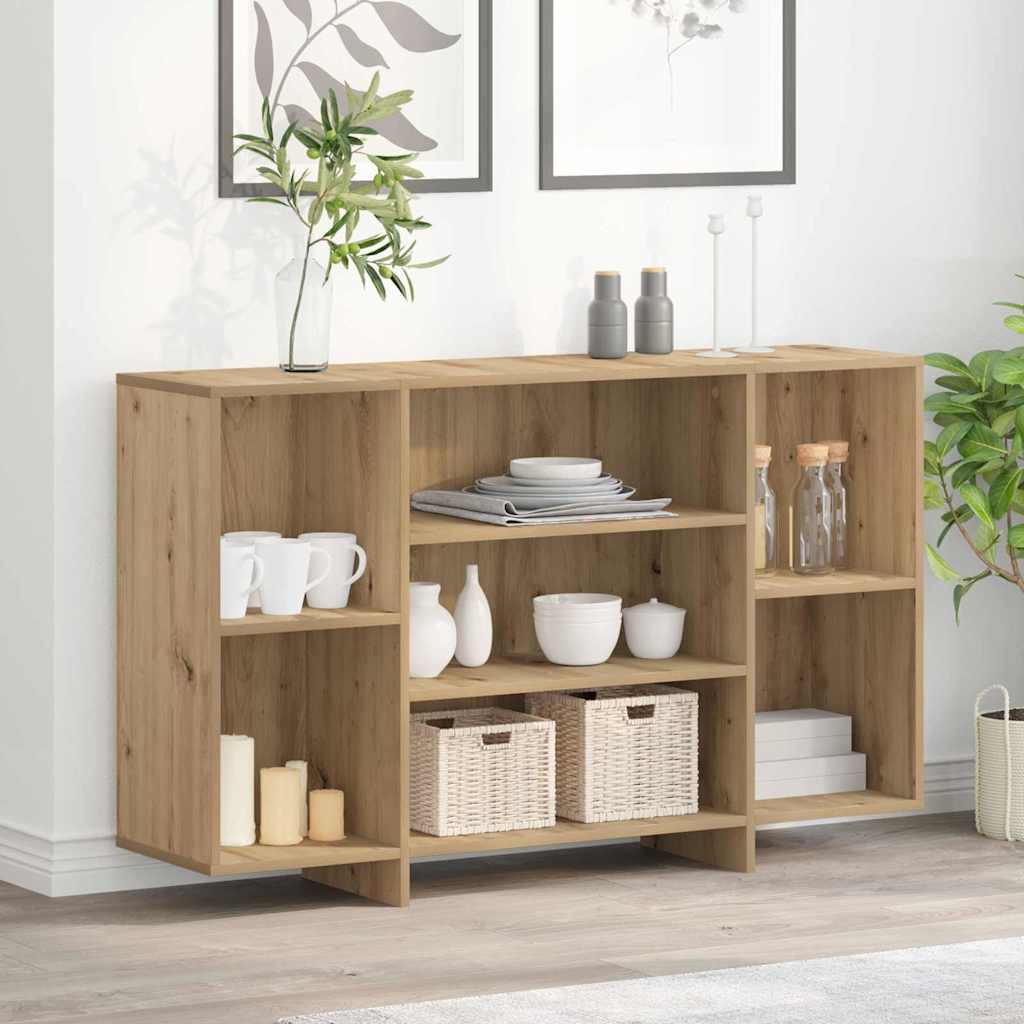 Sideboard Artisan Oak 120 x 30 x 75 cm Engineered Wood