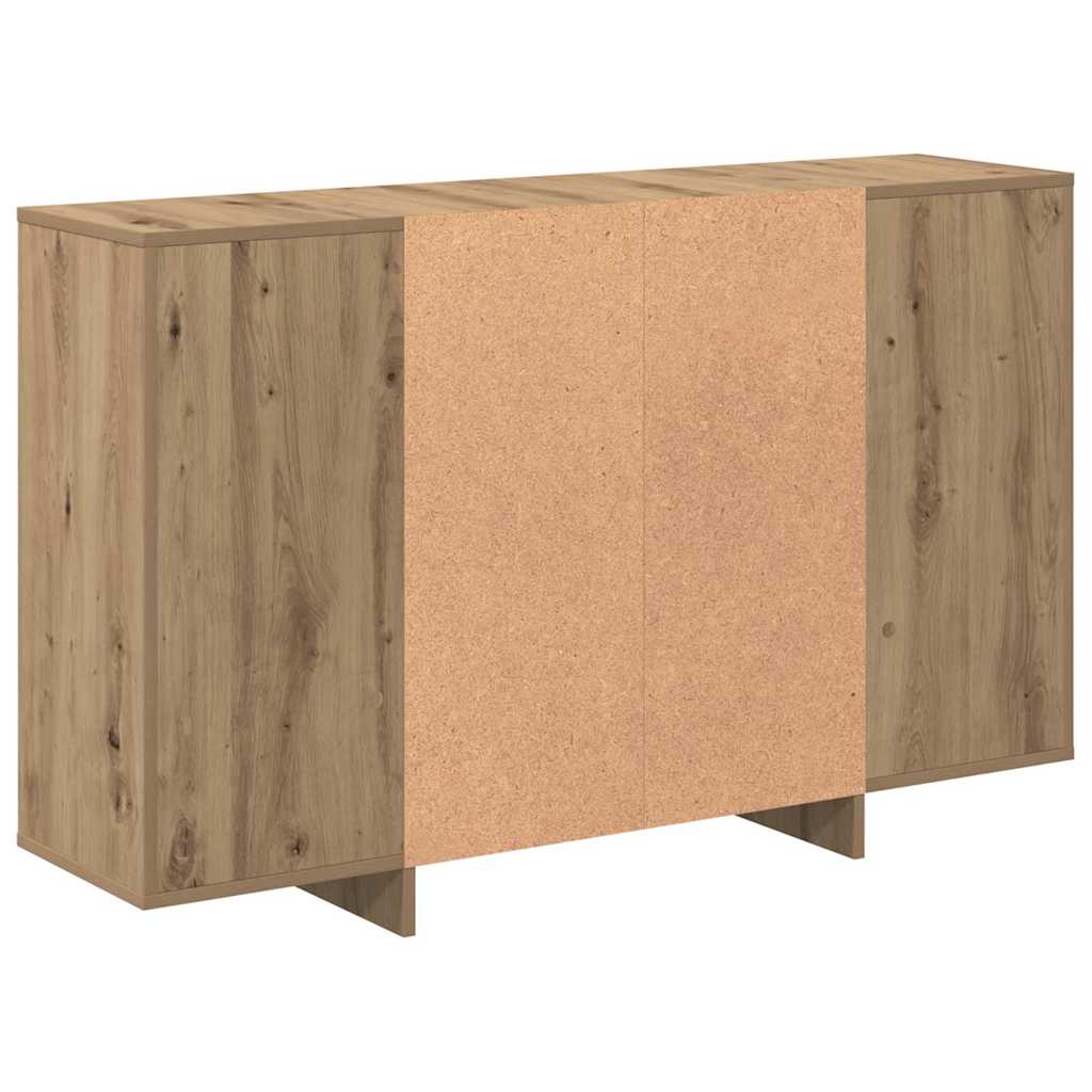 Sideboard Artisan Oak 120 x 30 x 75 cm Engineered Wood