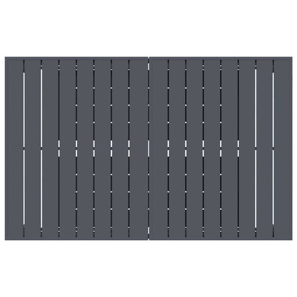 Outdoor Dinner Table Folding Anthracite 210 x 90 x 73 cm Steel