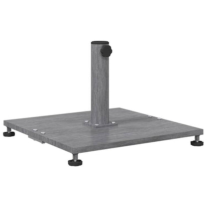 Parasol Base Dark Grey Wood Look 45 x 45 x 31 cm