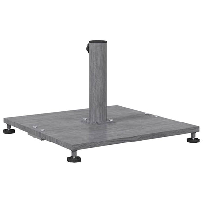 Parasol Base Dark Grey Wood Look 45 x 45 x 31 cm