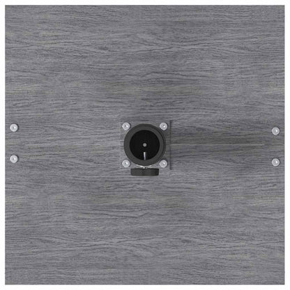 Parasol Base Dark Grey Wood Look 45 x 45 x 31 cm