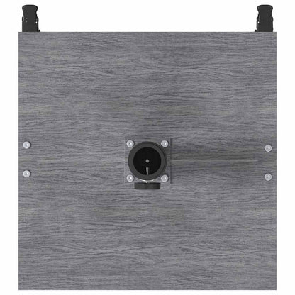 Parasol Base Dark Grey Wood Look 45 x 45 x 31.5 cm