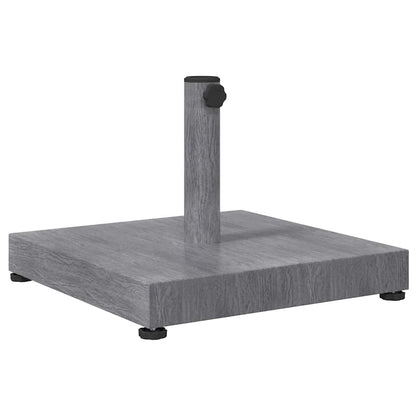 Parasol Base Dark Grey Wood look 45 x 45 x 31.5 cm