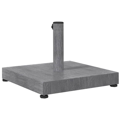 Parasol Base Dark Grey Wood look 45 x 45 x 31.5 cm