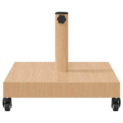 Parasol Base Light Wood 45 x 45 x 31.5 cm