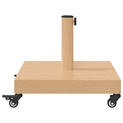 Parasol Base Light Wood 45 x 45 x 31.5 cm