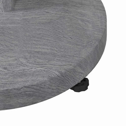 Parasol Base Dark Grey Wood look 48 x 48 x 32 cm