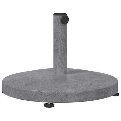 Parasol Base Dark Grey Wood look 48 x 48 x 32 cm
