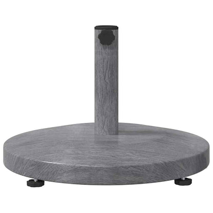 Parasol Base Dark Grey Wood look 48 x 48 x 32 cm