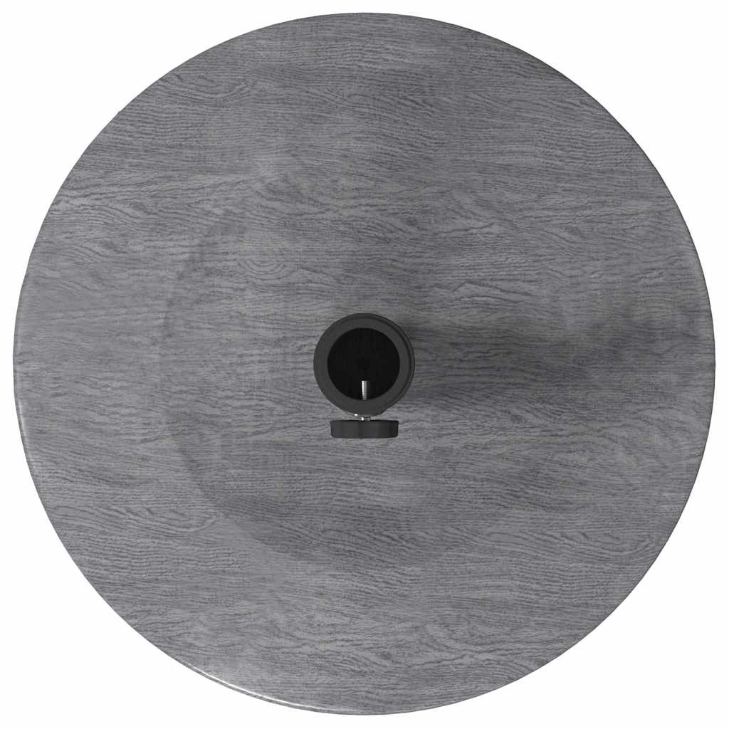 Parasol Base Dark Grey Wood look 48 x 48 x 32 cm