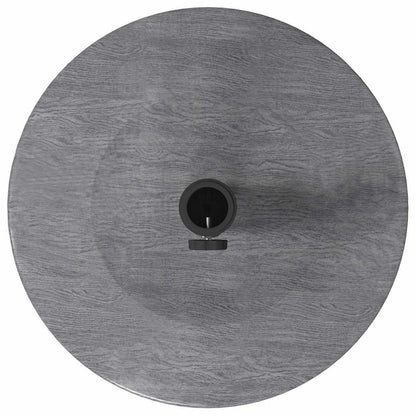 Parasol Base Dark Grey Wood look 48 x 48 x 32 cm