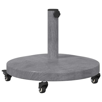 Parasol Base Dark Grey Wood look 48 x 48 x 32 cm