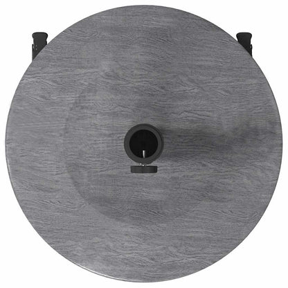Parasol Base Dark Grey Wood look 48 x 48 x 32 cm