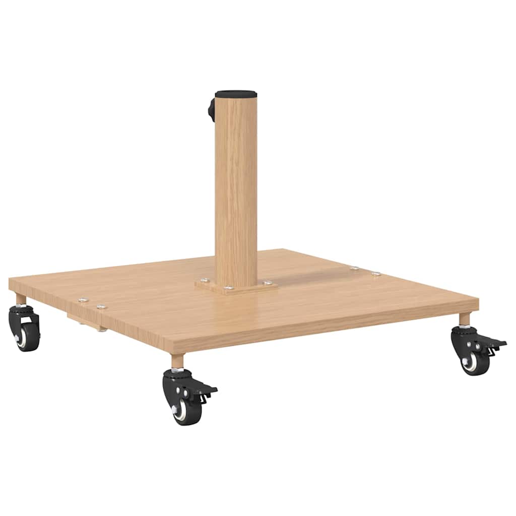 Parasol Base Light Wood 45 x 45 x 31.5 cm