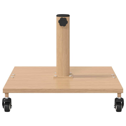 Parasol Base Light Wood 45 x 45 x 31.5 cm