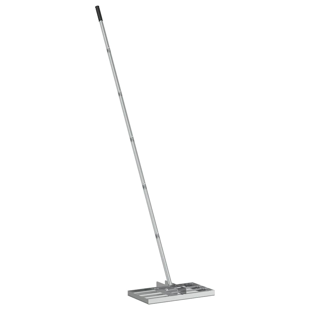 Garden Leveling Rake Silver 45 x 25 x 200 cm Stainless Steel
