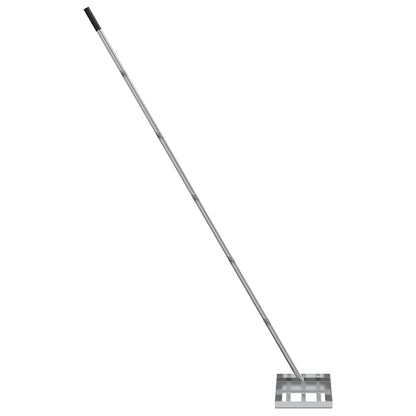 Garden Leveling Rake Silver 45 x 25 x 200 cm Stainless Steel