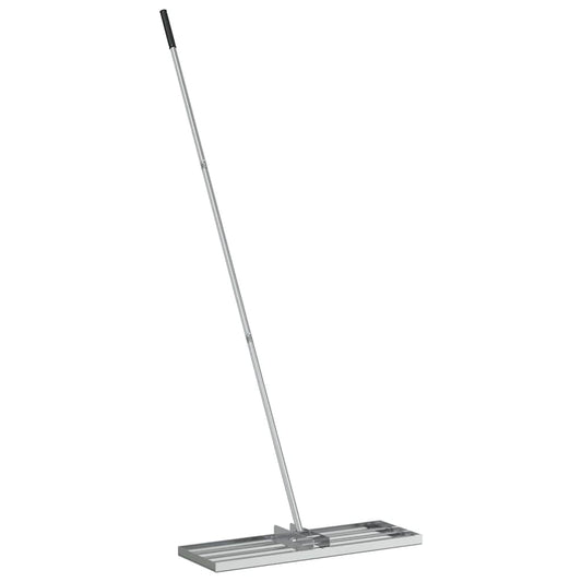 Garden Leveling Rake Silver 75 x 25 x 200 cm Stainless Steel
