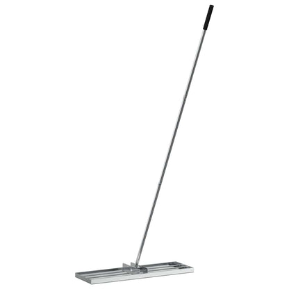 Garden Leveling Rake Silver 75 x 25 x 200 cm Stainless Steel