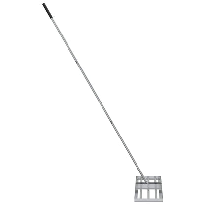 Garden Leveling Rake Silver 75 x 25 x 200 cm Stainless Steel