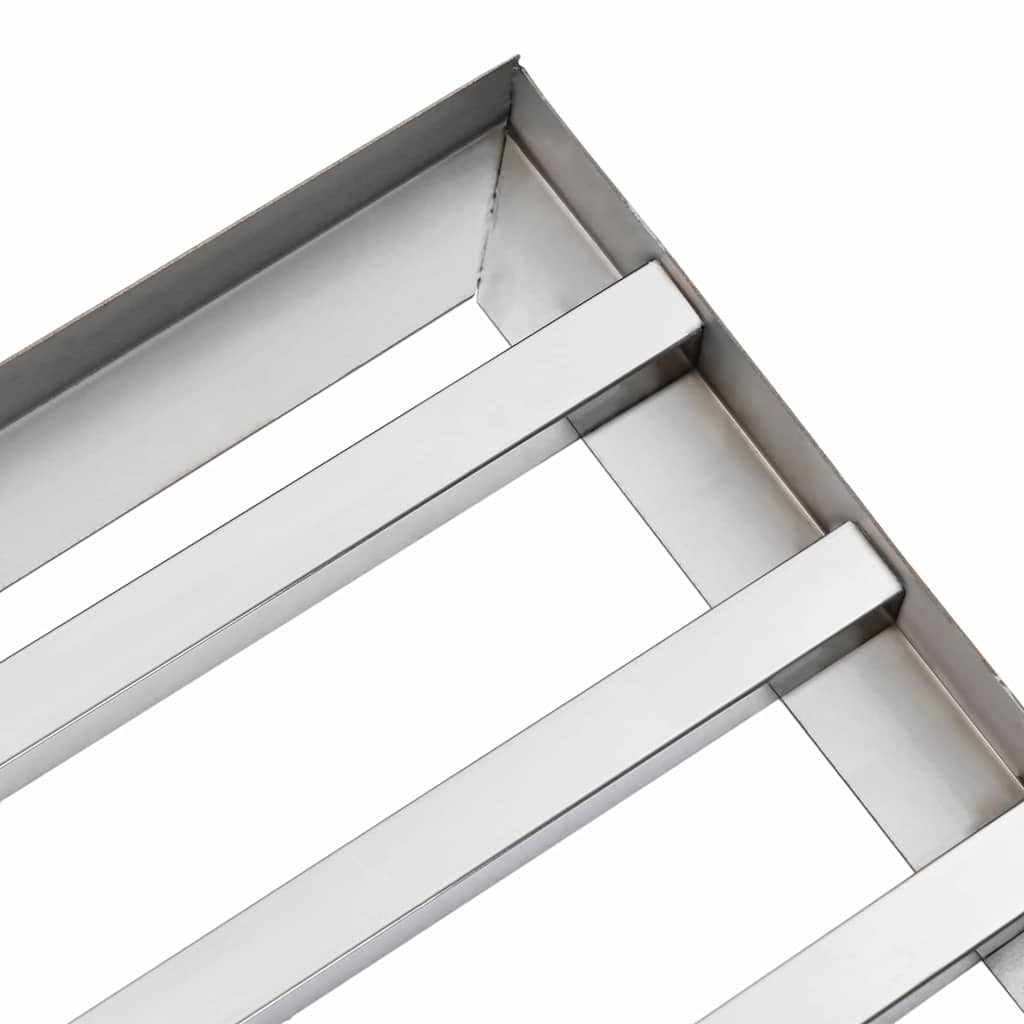 Garden Leveling Rake Silver 75 x 25 x 6 cm Stainless Steel
