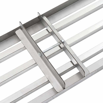 Garden Leveling Rake Silver 75 x 25 x 6 cm Stainless Steel