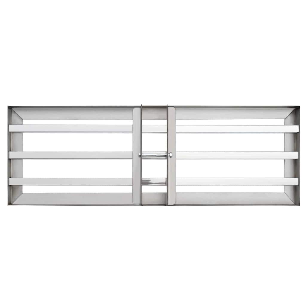 Garden Leveling Rake Silver 75 x 25 x 6 cm Stainless Steel