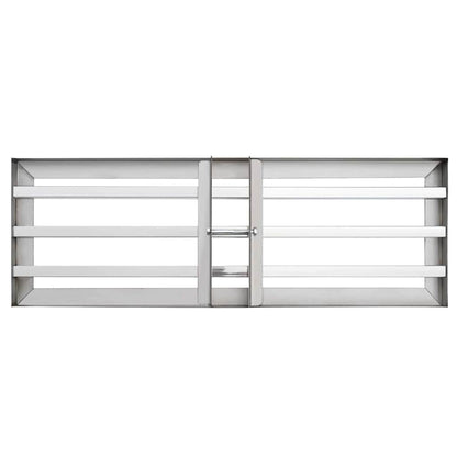 Garden Leveling Rake Silver 75 x 25 x 6 cm Stainless Steel