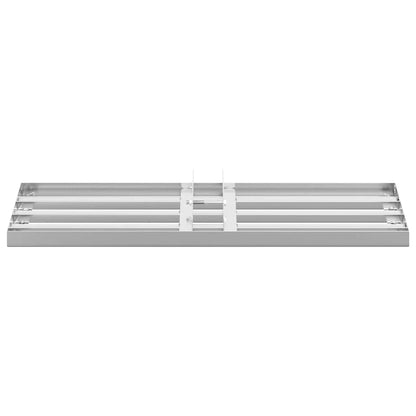 Garden Leveling Rake Silver 75 x 25 x 6 cm Stainless Steel