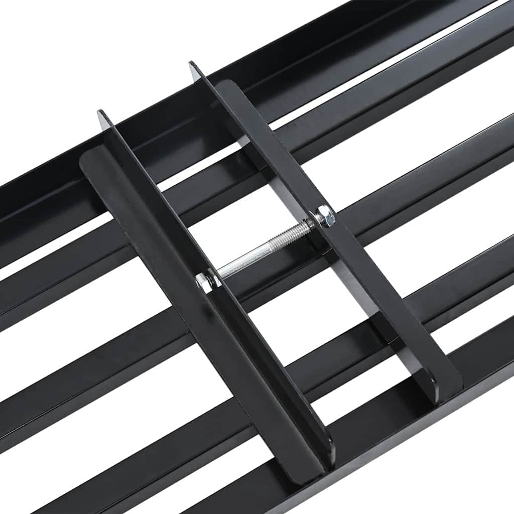 Garden Leveling Rake Black 75 x 25 x 6 cm Powder-Coated Steel