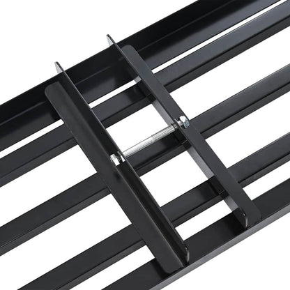Garden Leveling Rake Black 75 x 25 x 6 cm Powder-Coated Steel