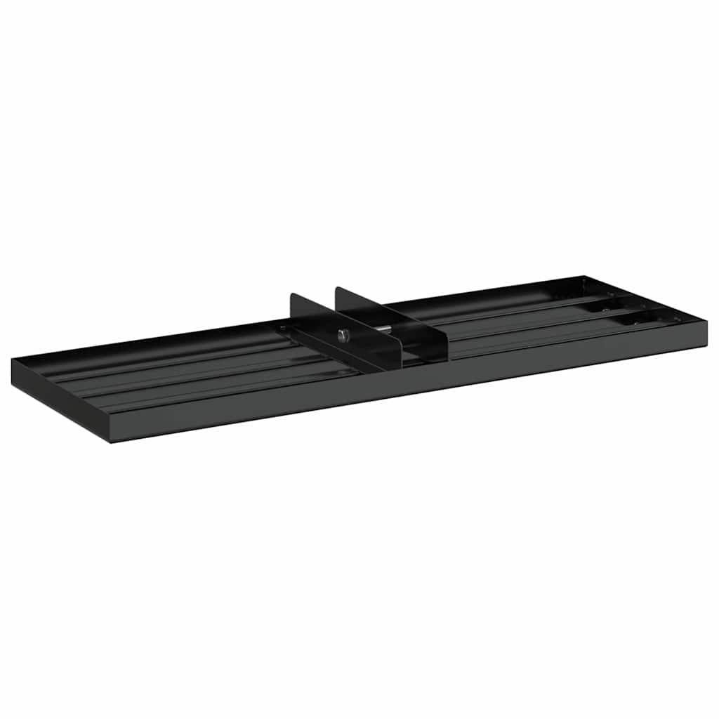 Garden Leveling Rake Black 75 x 25 x 6 cm Powder-Coated Steel