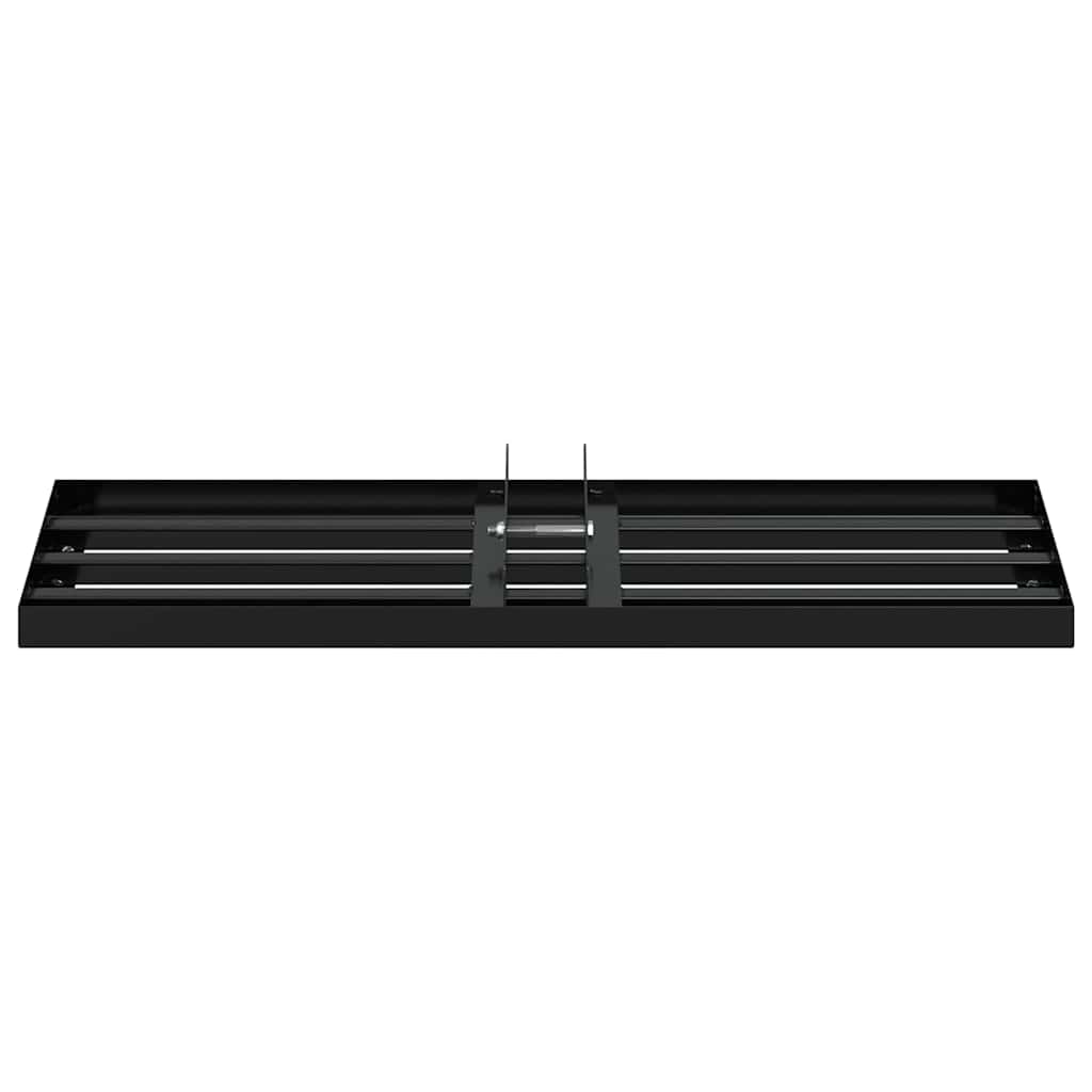 Garden Leveling Rake Black 75 x 25 x 6 cm Powder-Coated Steel