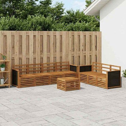 Sofa Sets 8 pcs Solid Acacia Wood