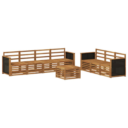 Sofa Sets 8 pcs Solid Acacia Wood