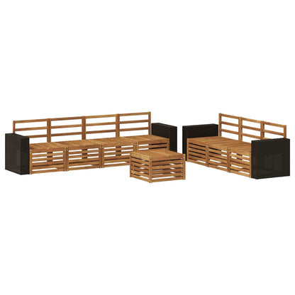 Sofa Sets 8 pcs Solid Acacia Wood