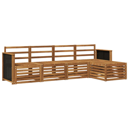Outdoor Sofa Set 5 pcs Natural