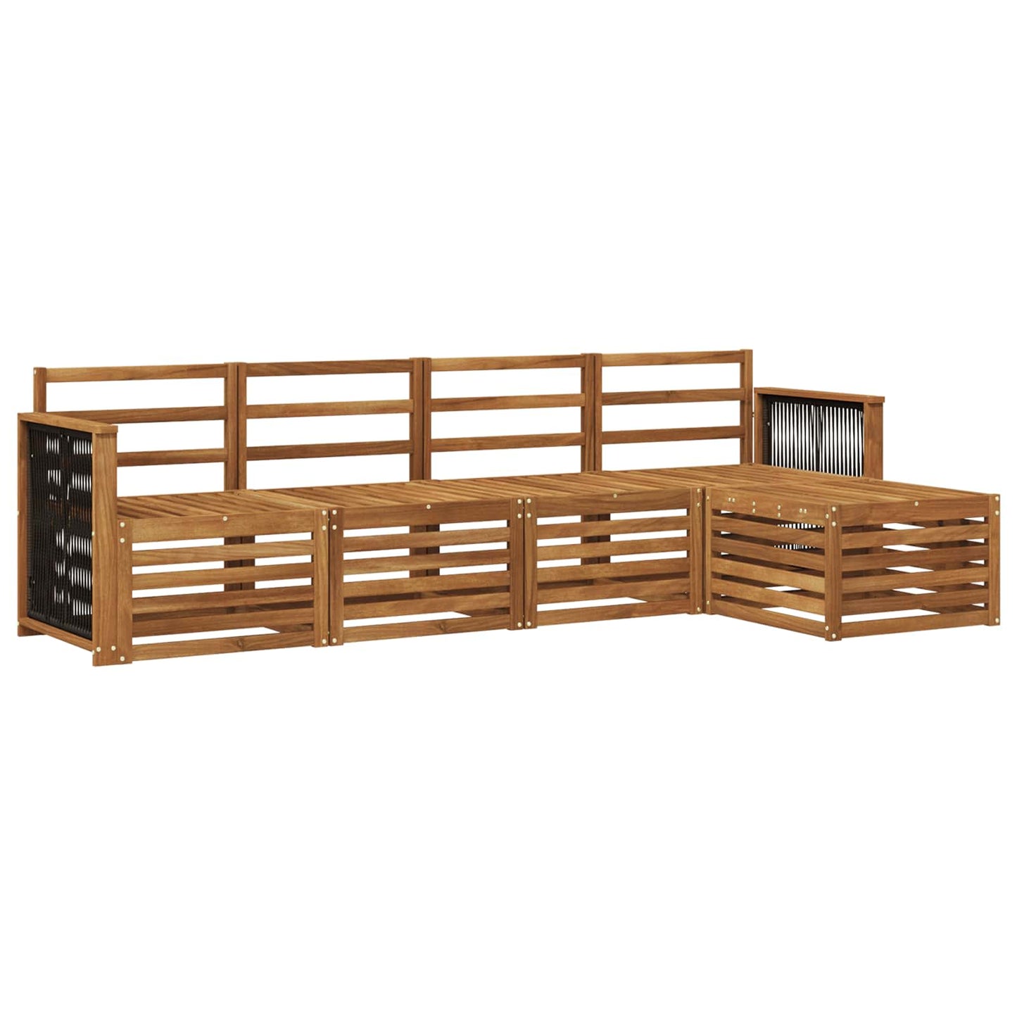 Outdoor Sofa Set 5 pcs Natural